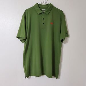 OGIO Mens XL Polo Shirt Green Short Sleeve HB Logo